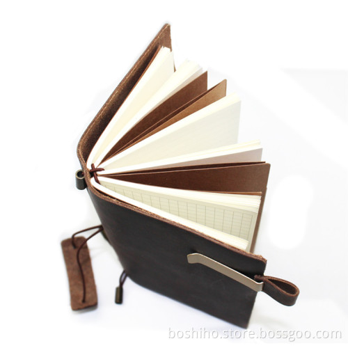 Boshiho Handmade Medium Vintage Leather Journal Diary